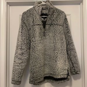 Half-zip super soft Sherpa